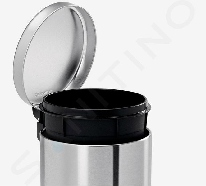 Simplehuman Poubelles - Mini poubelle de table, 1,5 l, inox brossé CW2084