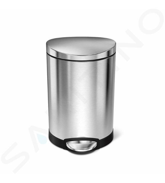 Simplehuman Poubelles - Poubelle 6 l, inox brossé CW1834CB