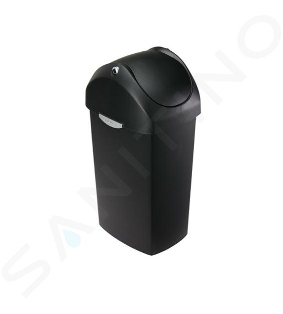 Simplehuman Cubos de basura - Cubo de basura 60 l, negro CW1333