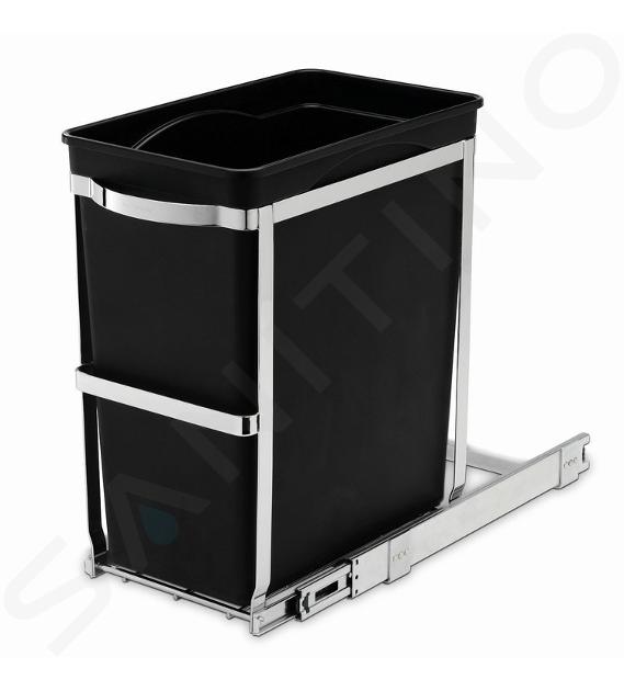 Simplehuman Cubos de basura - Cubo de basura extraíble 30 l CW1124