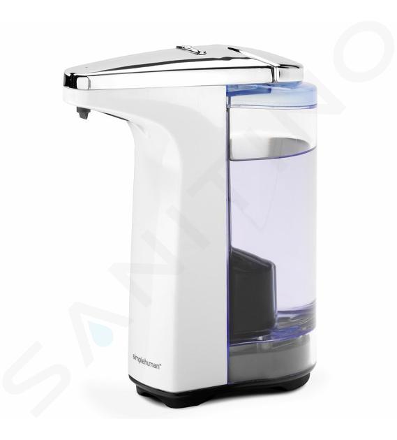 Simplehuman Accesorios de baño - Dispensador de jabón sin contacto, 237 ml, blanco ST1018