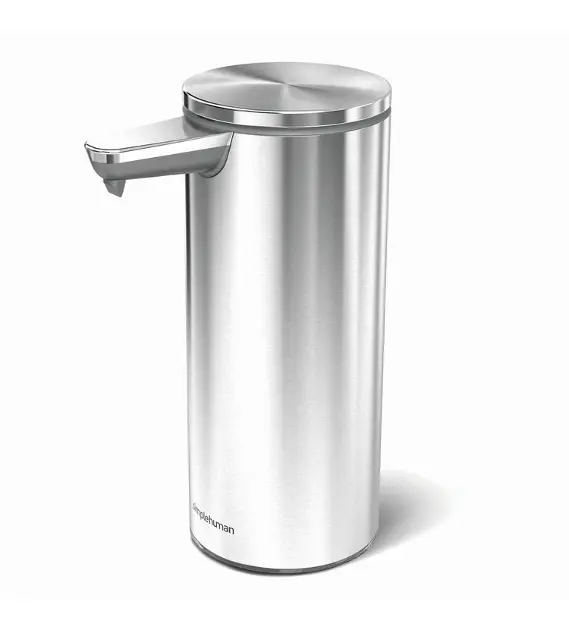 Erogatore Sapone Touchless Simplehuman ST1043 – Ricaricabile, Acciaio Inox, 266ml