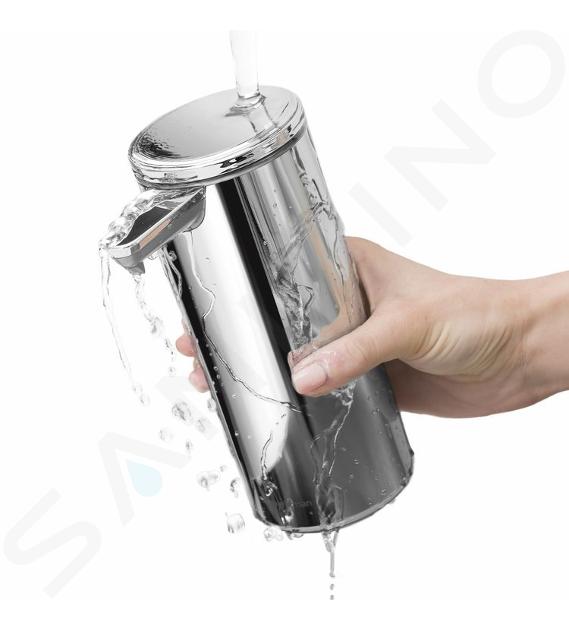 Flash Dispenser Sapone liquido Cromo Tassello Oml Accessori bagno