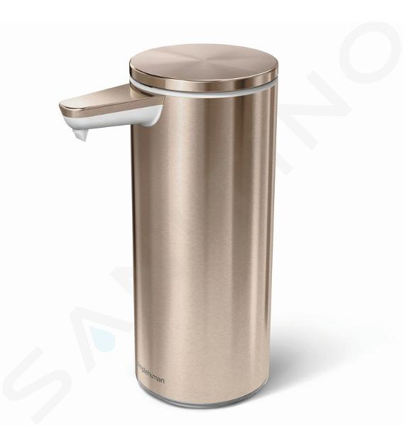 Simplehuman Accessoires de salle de bains - Distributeur de savon liquide sans contact, doré rose ST1046