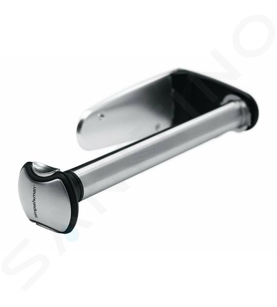 Simplehuman Accesorii bucătărie - Suport pentru prosoape de bucătărie cu montare pe perete, 282 mm, inox periat KT1086