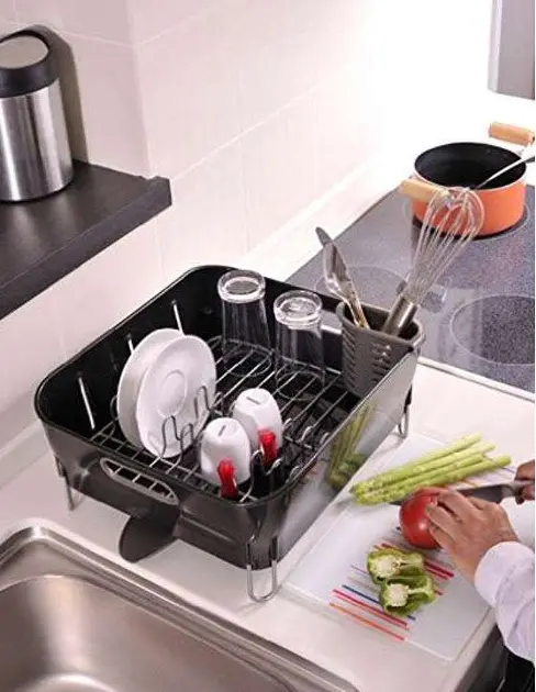 Simplehuman Accessori per cucina - Portaspugnetta, acciaio inox spazzolato  KT1134