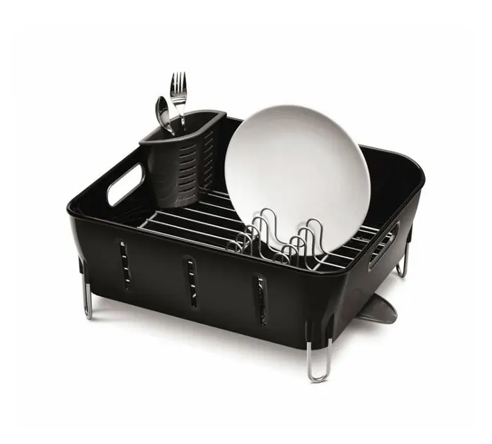 Simplehuman Accessori per cucina - Scolapiatti 370x326x172 mm, nero KT1105