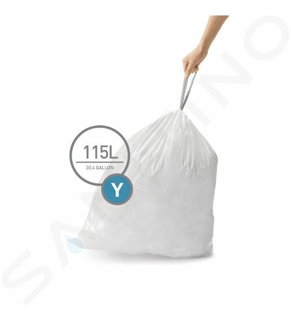 Simplehuman Příslušenství - Sáčky do odpadkového koše 115 l, typ Y, 200 ks CW0404