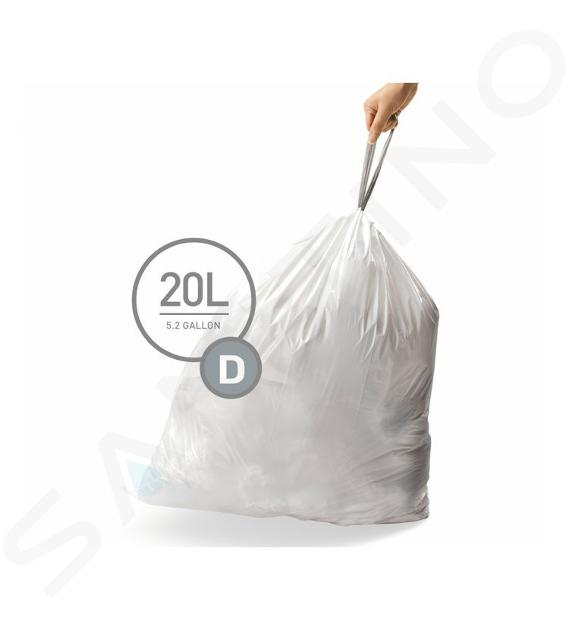 Simplehuman Zubehör - Mülleimerbeutel 20 l, Typ D, 20 Stk. CW0163