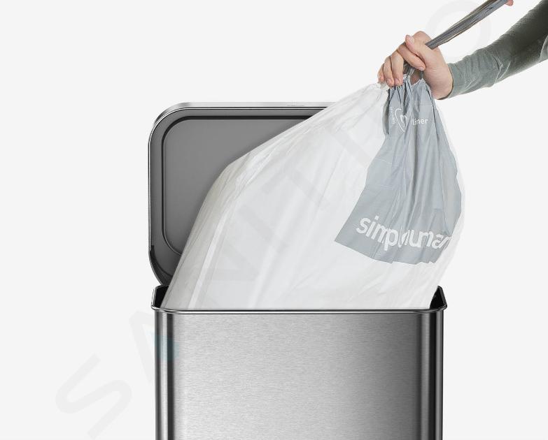 Simplehuman Accesorios - Bolsas de basura 10 l, tipo R, 20 uds CW0201