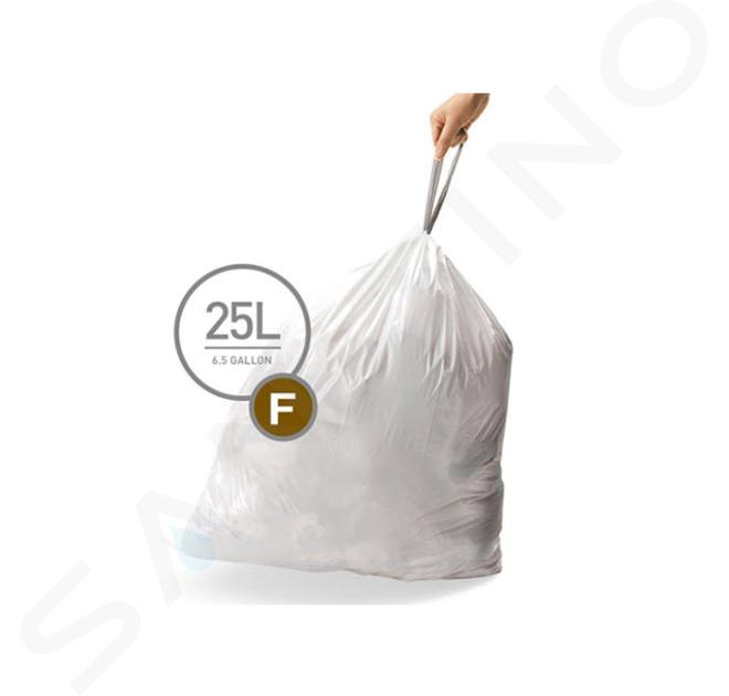 Simplehuman Zubehör - Mülleimerbeutel 25 l, Typ F, 20 Stk. CW0165