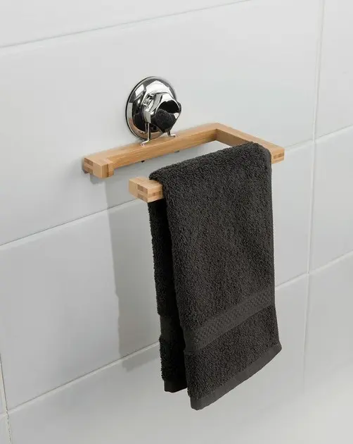 Compactor Bestlock - Toilettenpapierhalter, Bambus/Chrom RAN5804 |  Sanitino.de