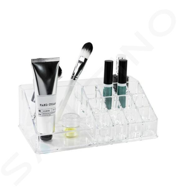 Compactor Organisateurs cosmétiques - Organiseur pour les cosmétiques 223x127x80 mm, plastique transparent RAN5051