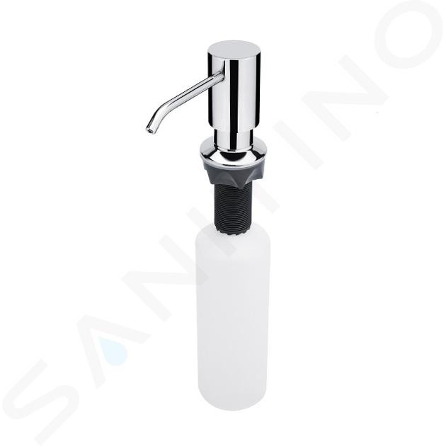 Nimco Altro - Dispenser di disinfettante o sapone liquido, incorporato, 350 ml, cromo UN 3031V-26