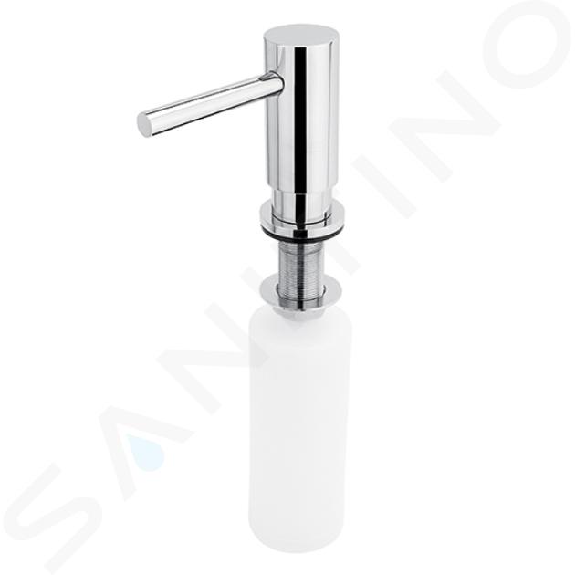 Nimco Altro - Dispenser di disinfettante o sapone liquido, incorporato, 350 ml, cromo UN 7031V-26