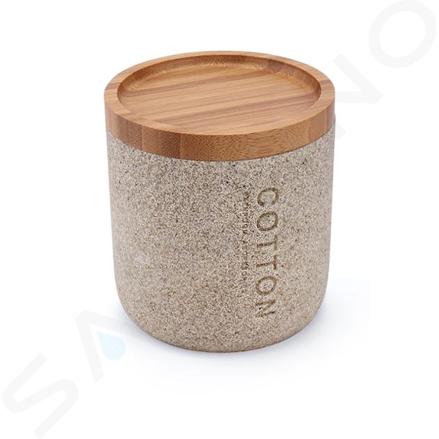 Nimco Kora - Pot pour les accessoires cosmétiques, beige sable KO 24051-86