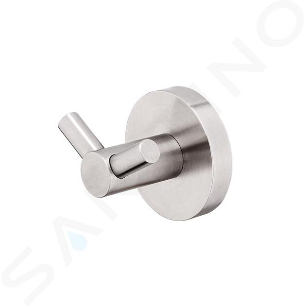 Nimco Unix - Gancho doble, acero inoxidable cepillado UNM 13053-10