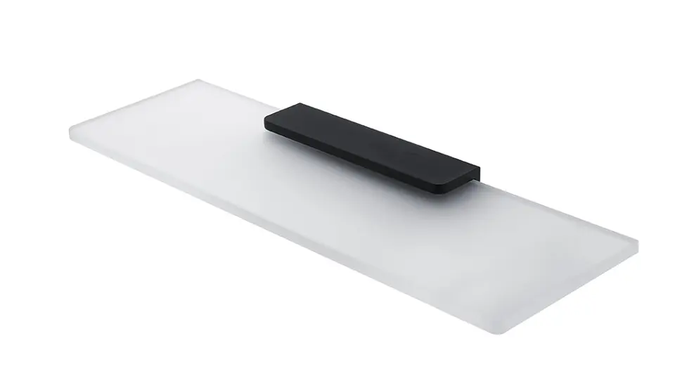 Levně Nimco Maya - Polička, 40 cm, matné sklo/černý mat MAC 29091B-40-90