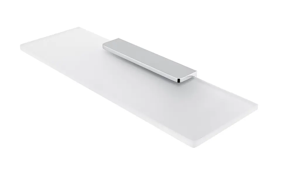 Levně Nimco Maya - Polička, 40 cm, matné sklo/chrom MA 29091B-40-26