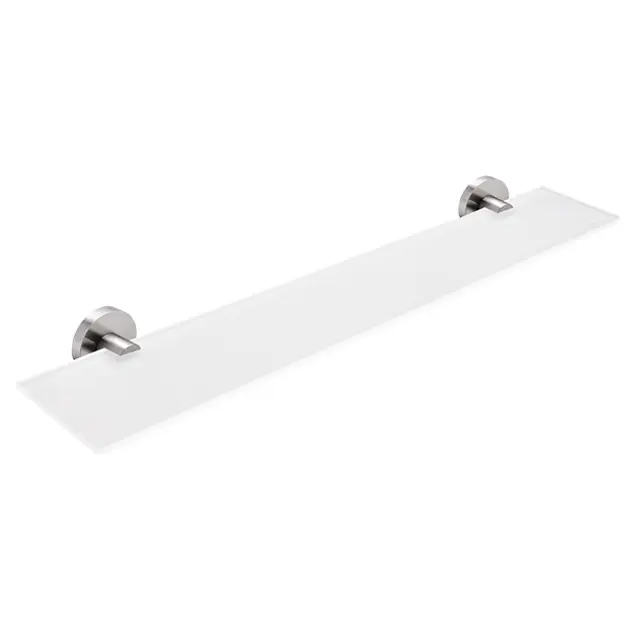 Levně Nimco Unix - Polička, délka 60 cm, matné sklo/broušená nerez UNM 13091B-60-10